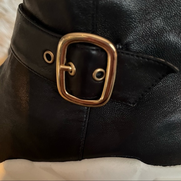 joie handan platform sneaker boots womens black - Picture 10 of 11